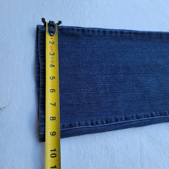 Michael Kors Womens Jeans Size 10 Blue Denim Stretch Mid Rise Classic Bootcut - Picture 2 of 11